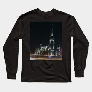 St. Elizabeth Church at Night Long Sleeve T-Shirt